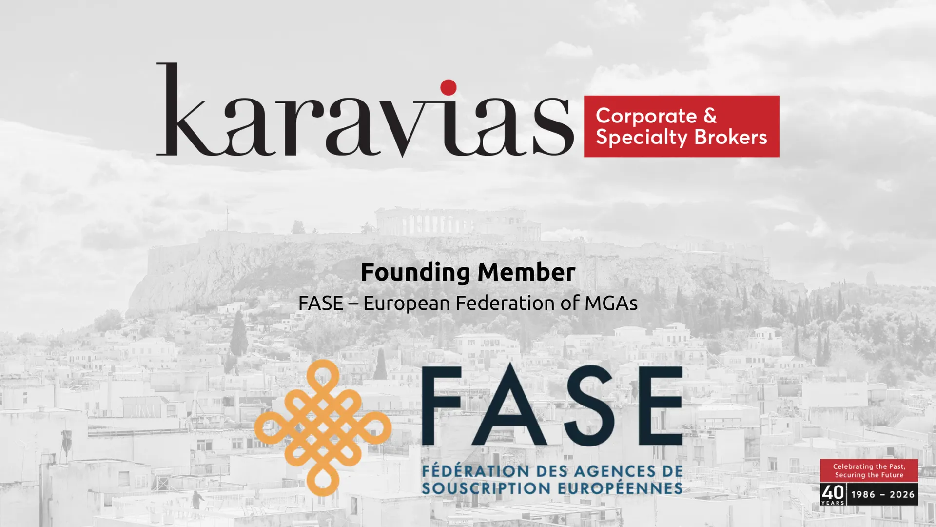 Η Karavias γίνεται Ιδρυτικό Μέλος FASE