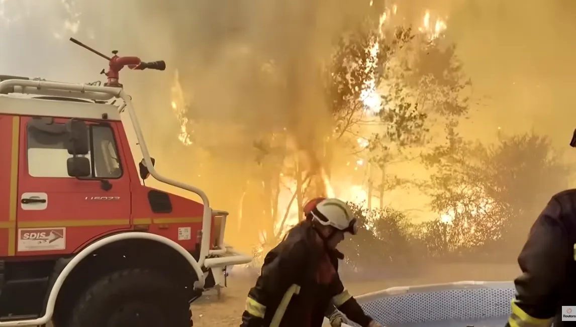 Μάχονται με τις φλόγες Ισπανία και Γαλλία (video)