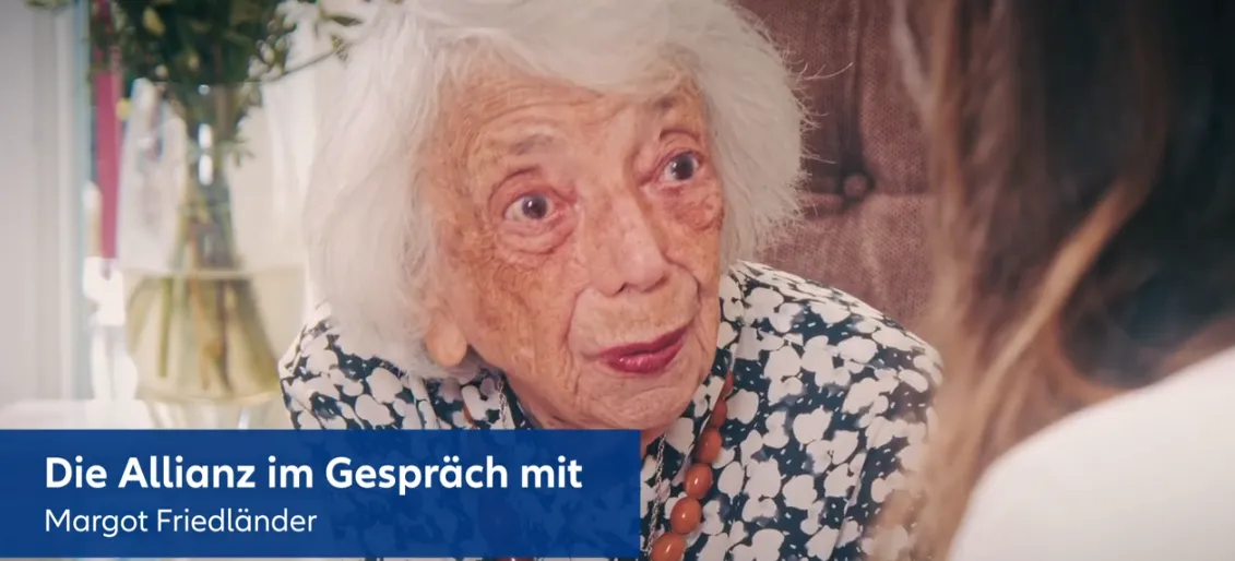 "Be Human":Η Margot Friedländer, επιζήσασα του ολοκαυτώματος (video))