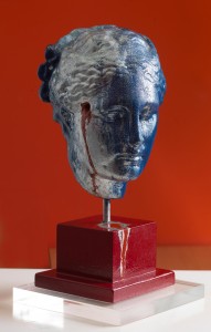 Ένα από τα έργα της έκθεσης.