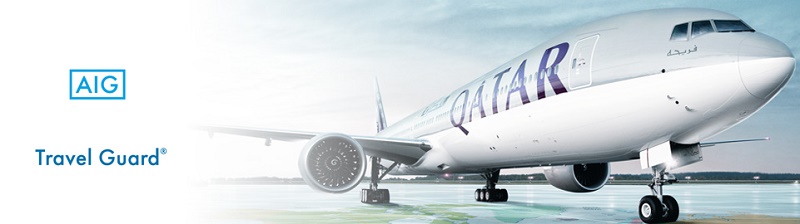 H AIG σας ασφαλίζει όταν ταξιδεύετε με την Qatar Airways