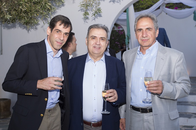 Οι κ.κ. Ε. Μοάτσος, Δ. Ζορμπάς και Ι. Χατζηϊωσήφ