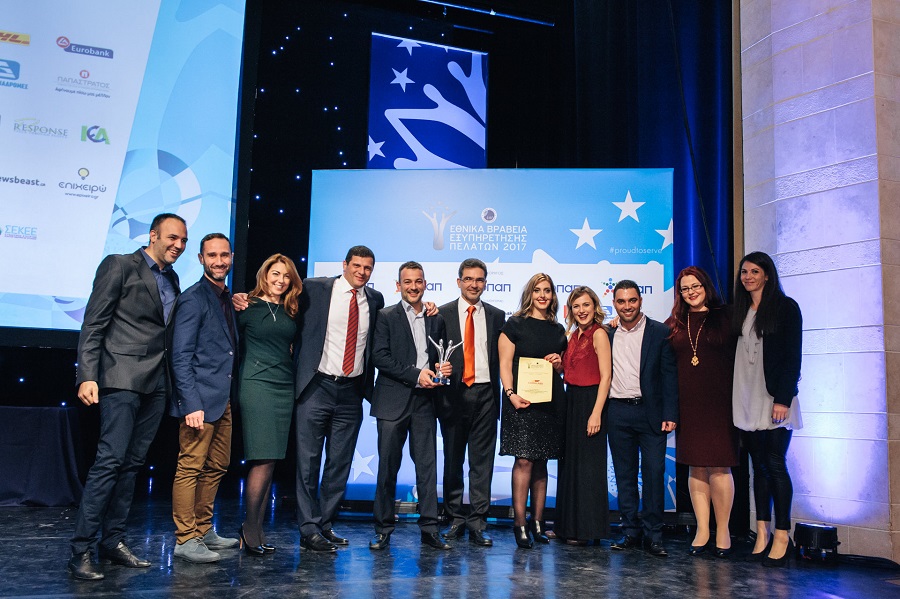 H Carglass® Νικήτρια στα Εθνικά Βραβεία Εξυπηρέτησης Πελατών 2017