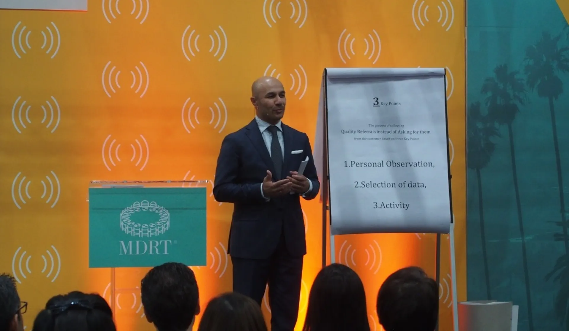 H Σ. Ζερβουδάκη και ο Κ. Χατζηστεφάνου στο MDRT Annual Meeting στο Maiami