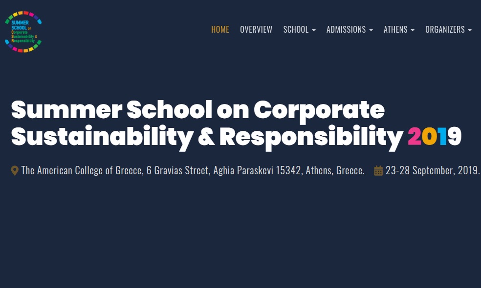 CSR Hellas: Θερινό σχολείο για την εταιρική Υπευθυνότητα και Βιωσιμότητα