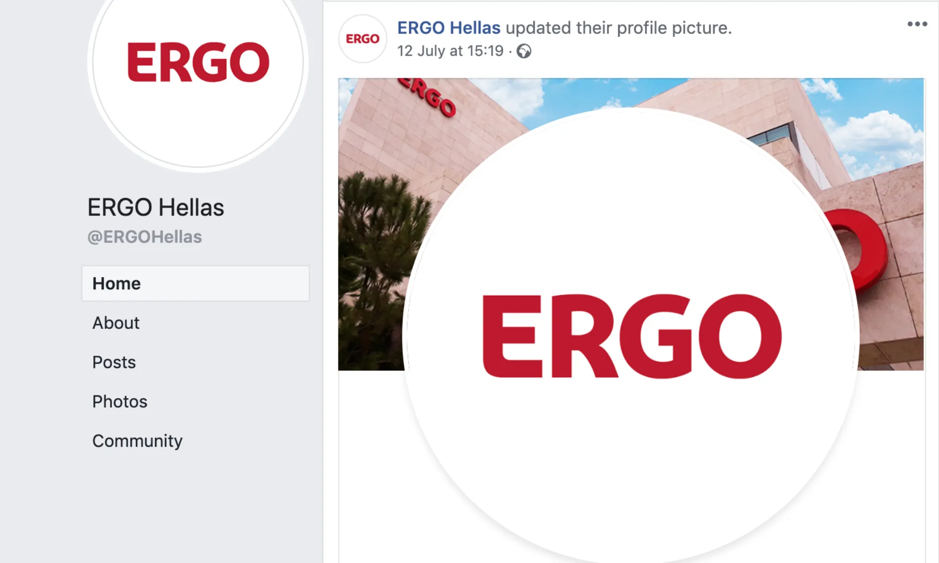 Η ERGO έγινε Social. Ακολουθήστε τα official Facebook & Instagram Pages