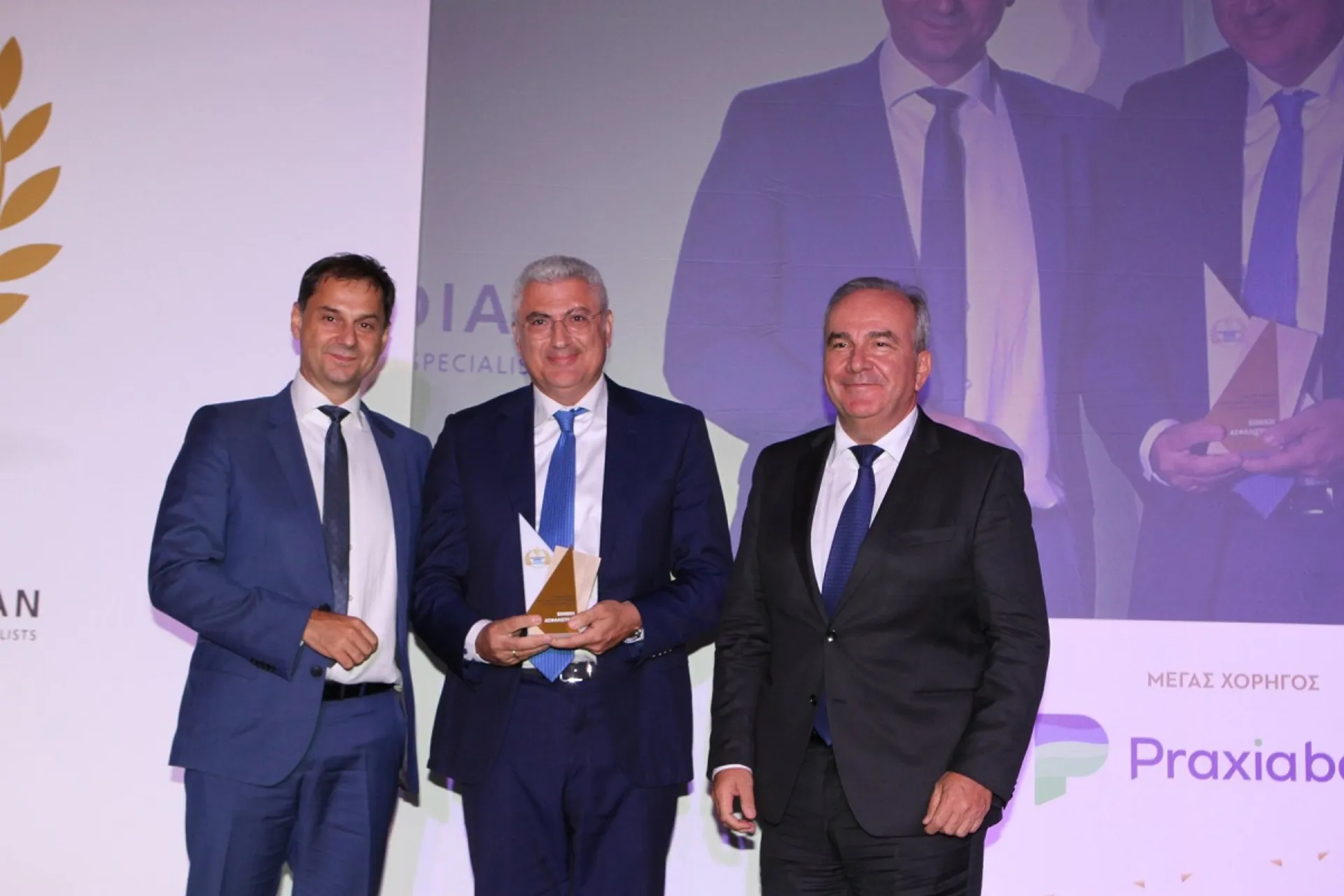 Βράβευση της Εθνικής Ασφαλιστικής στα 1α Επιχειρηματικά Βραβεία «Θαλής ο Μιλήσιος»