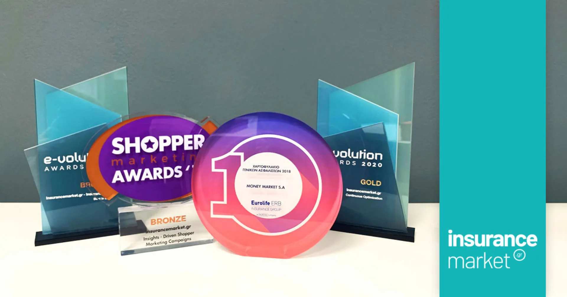 Με πολλαπλές βραβεύσεις «κλείνει» για το insurancemarket.gr το 2019
