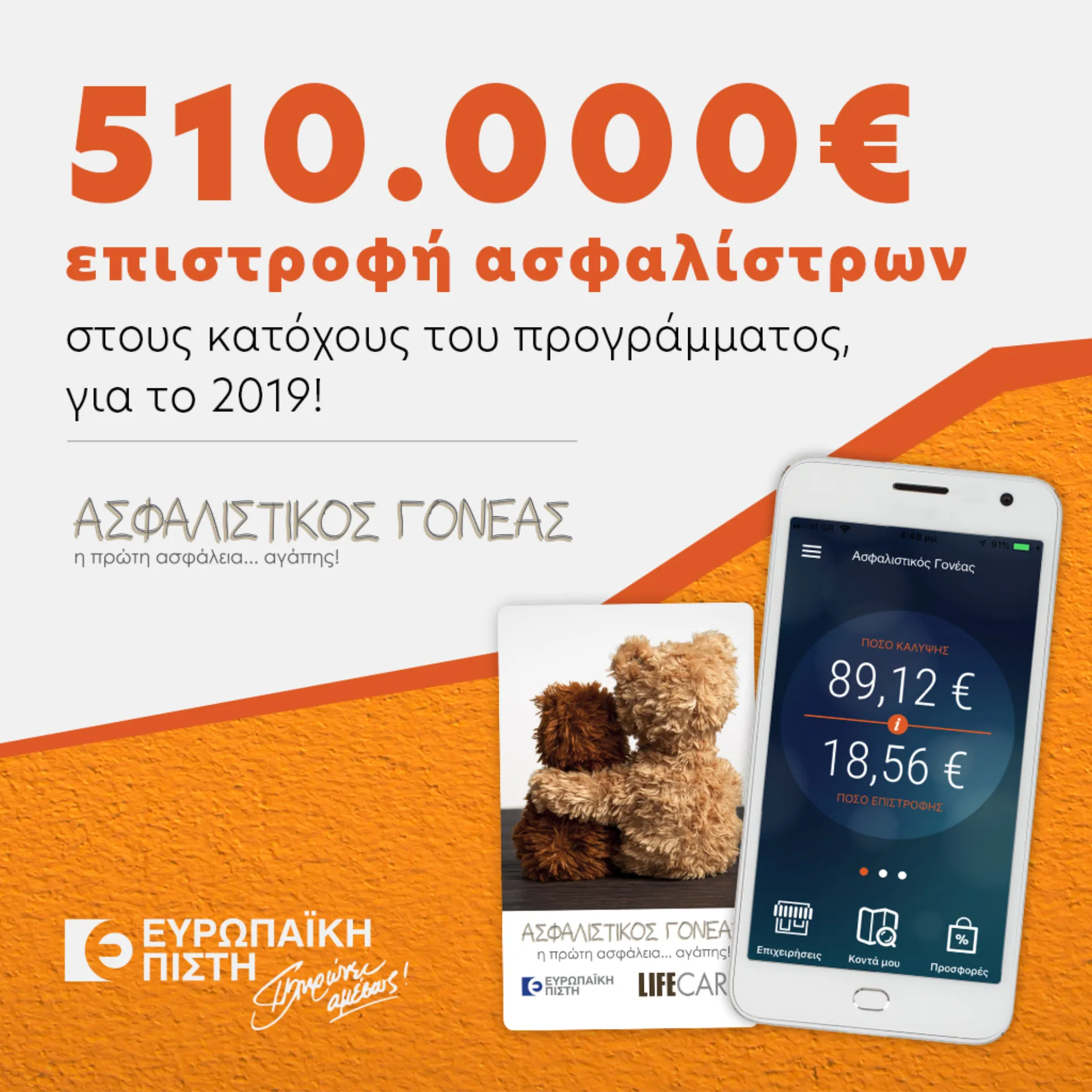 Ασφαλιστικός Γονέας: Επιβράβευση και το 2019 με επιστροφή ασφαλίστρων