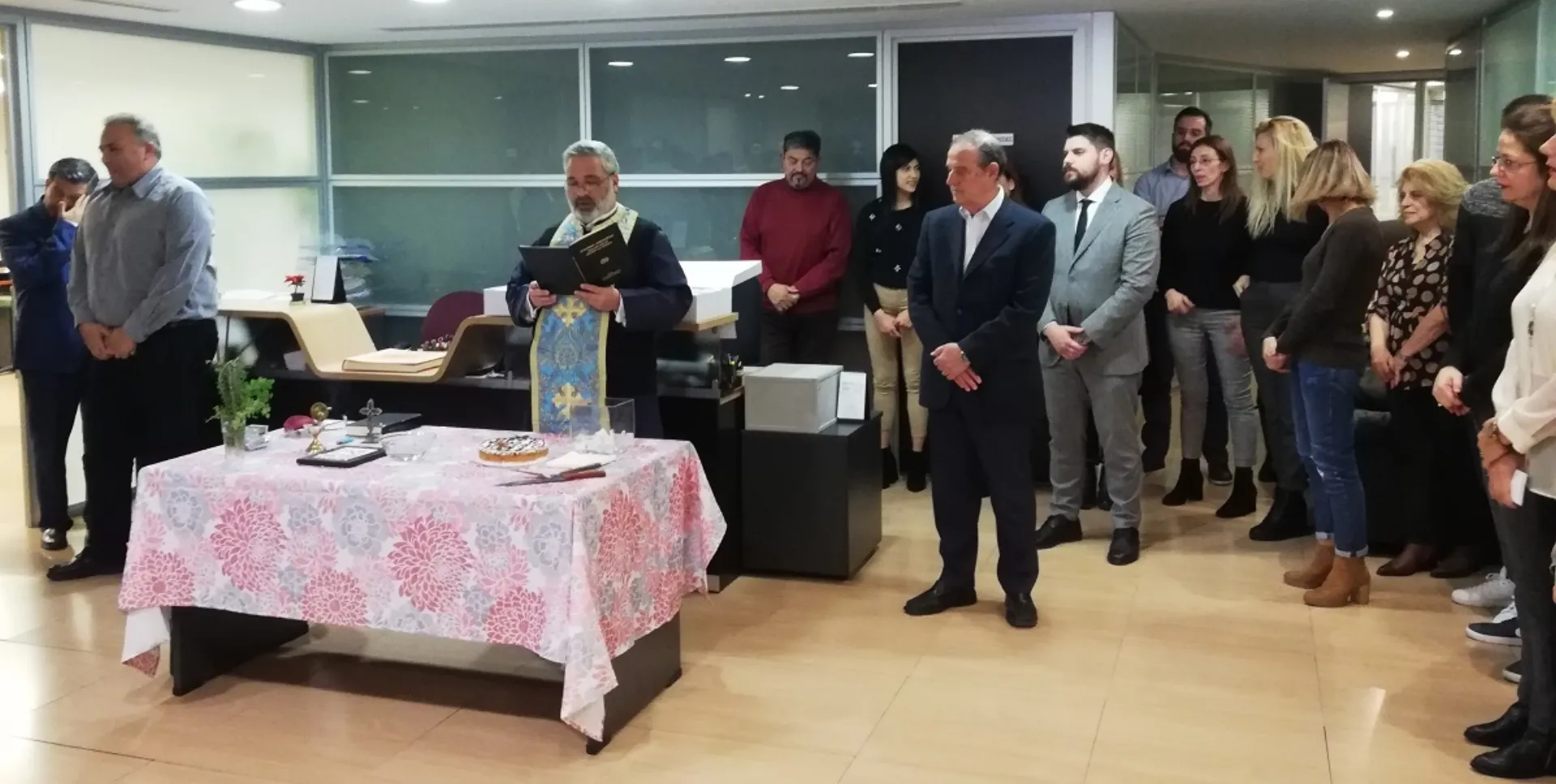 Κοπή πρωτοχρονιάτικης πίτας σε Blue Aigaion και Brokers Union