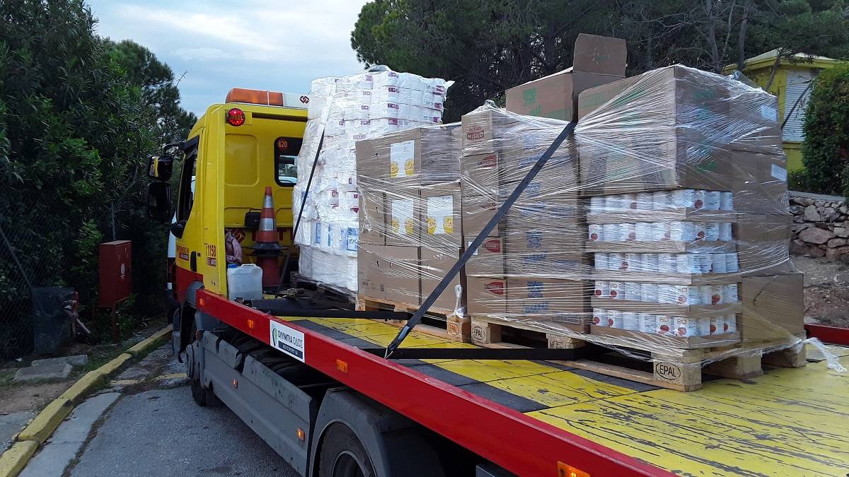 INTERAMERICAN: Συνεισφορά κοινωνικής αλληλεγγύης με 4,3 τόνους τροφίμων