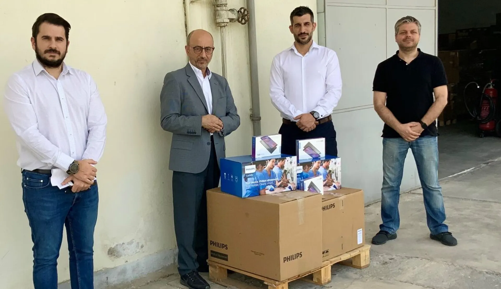 INTERAMERICAN & PHILIPS HELLAS παρέδωσαν 5 φορητούς υπερηχοτομογράφους στο Υπ. Υγείας