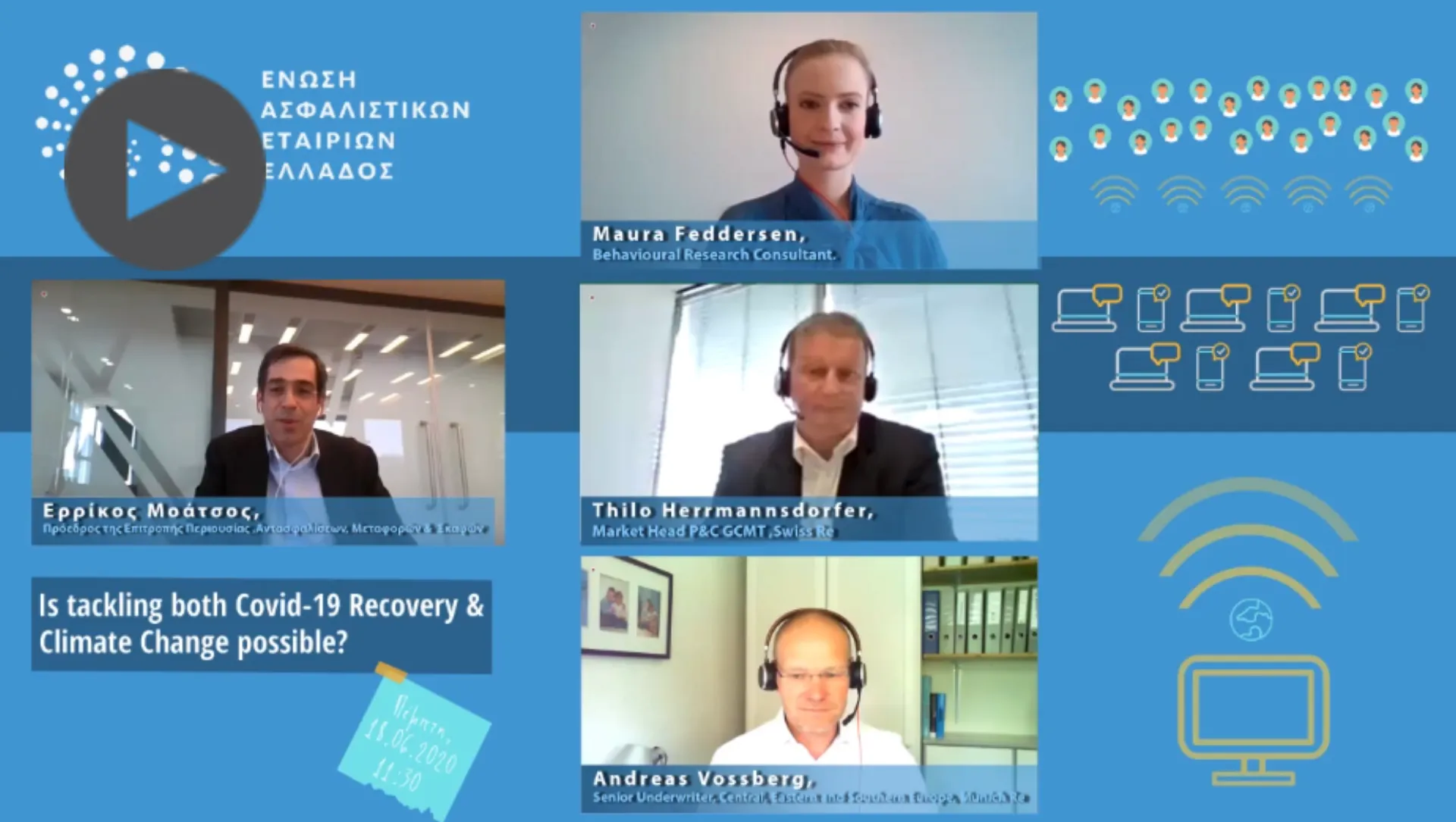 Κλιματική αλλαγή και πανδημία: Διπλή “δαμόκλειος σπάθη” στις οικονομίες και την ασφαλιστική αγορά