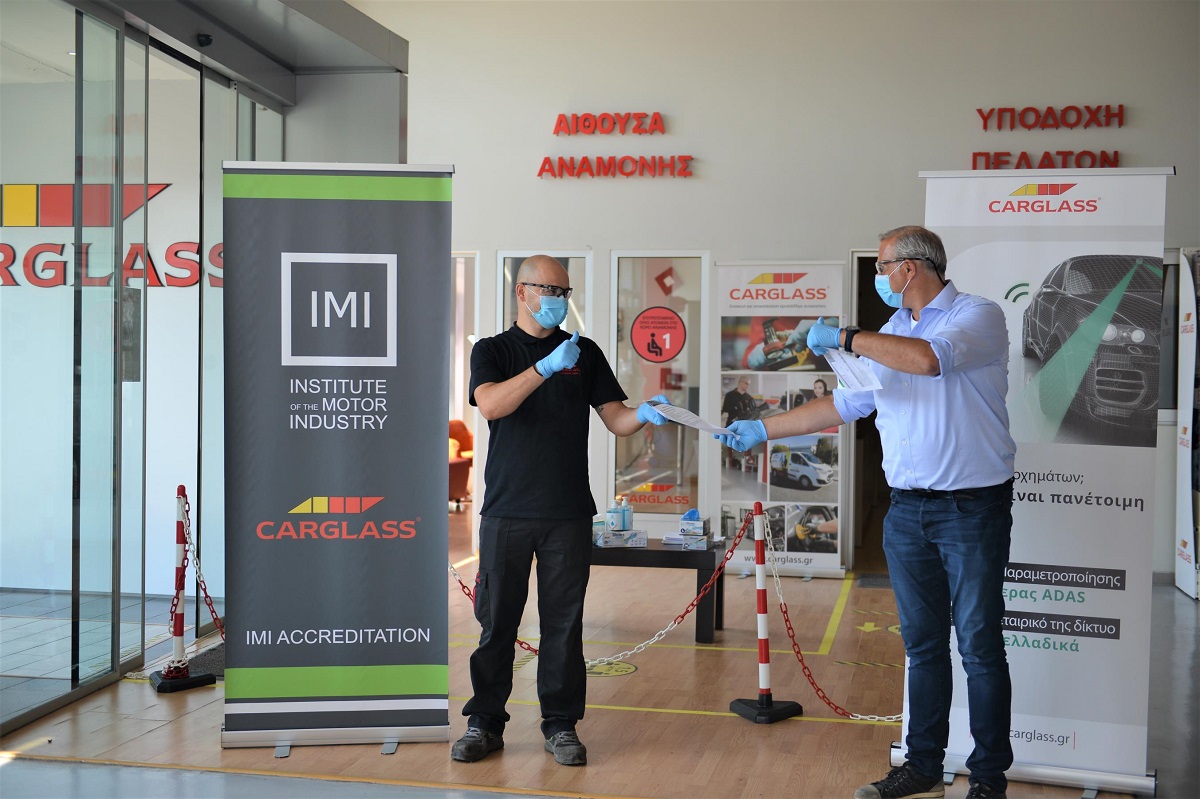 Η Carglass® Ελλάδος πιστοποιημένη και για ηλεκτροκίνητα οχήματα