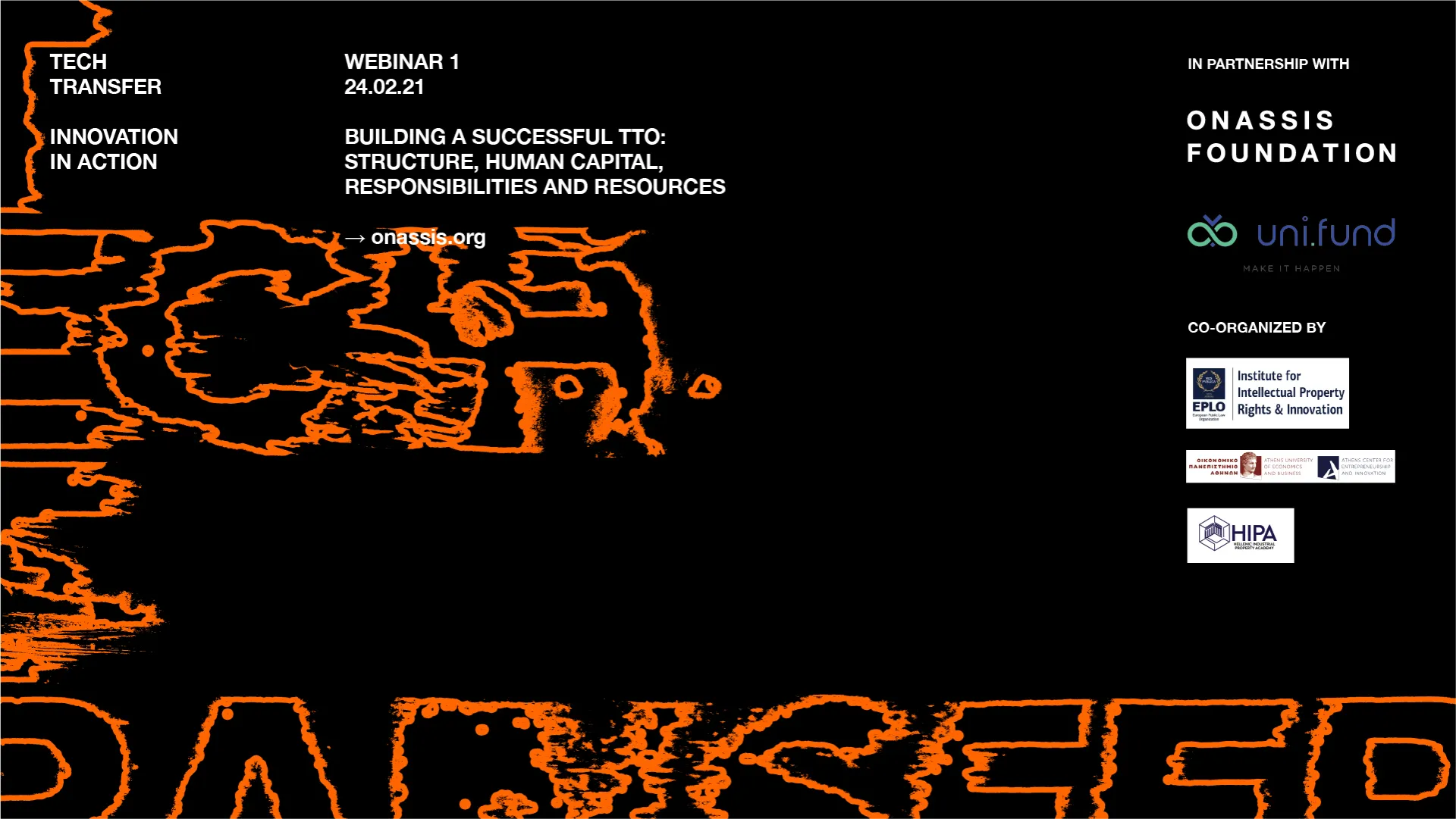 Webinar “Tech Transfer” από το Uni.Fund και το Ίδρυμα Ωνάση