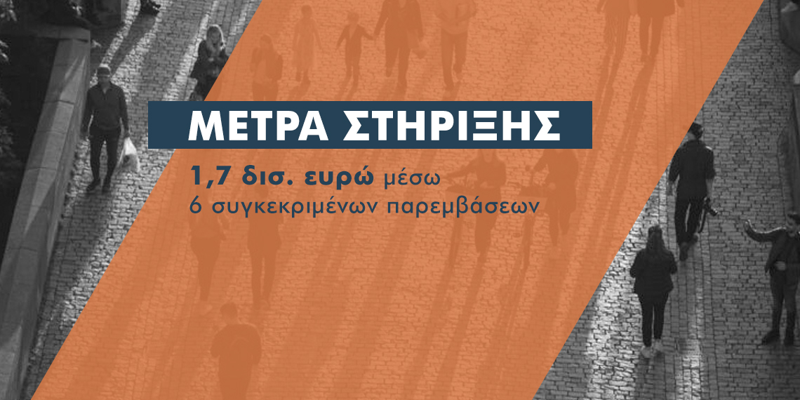 Δείτε τα νέα 6 μέτρα στήριξης λόγω ακριβείας ύψους 1,7 δισ. ευρώ