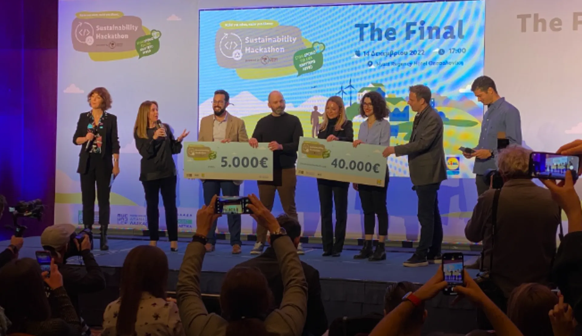 Η Dataphoria μεγάλος νικητής του 2ου Sustainability Hackathon