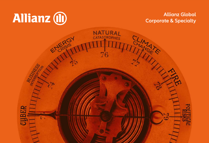 Allianz Risk Barometer: Οι κορυφαίοι κίνδυνοι για το επιχειρείν το 2023