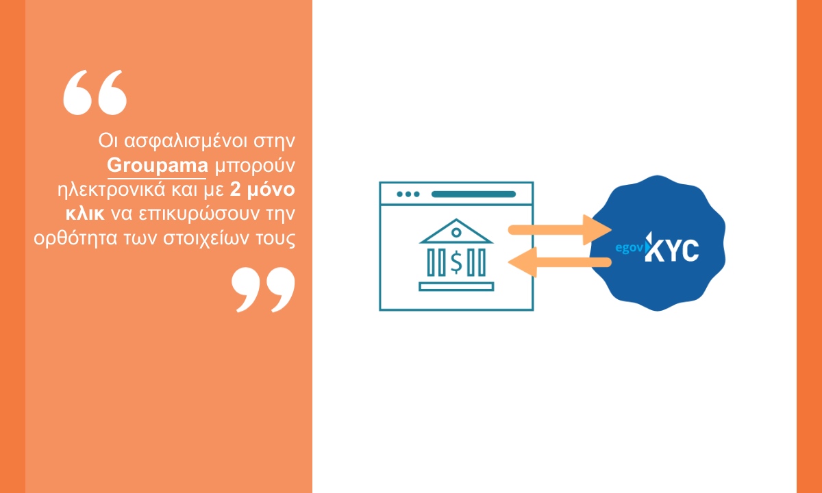 Η Groupama Ασφαλιστική εντάσσεται στην υπηρεσία eGov-KYC