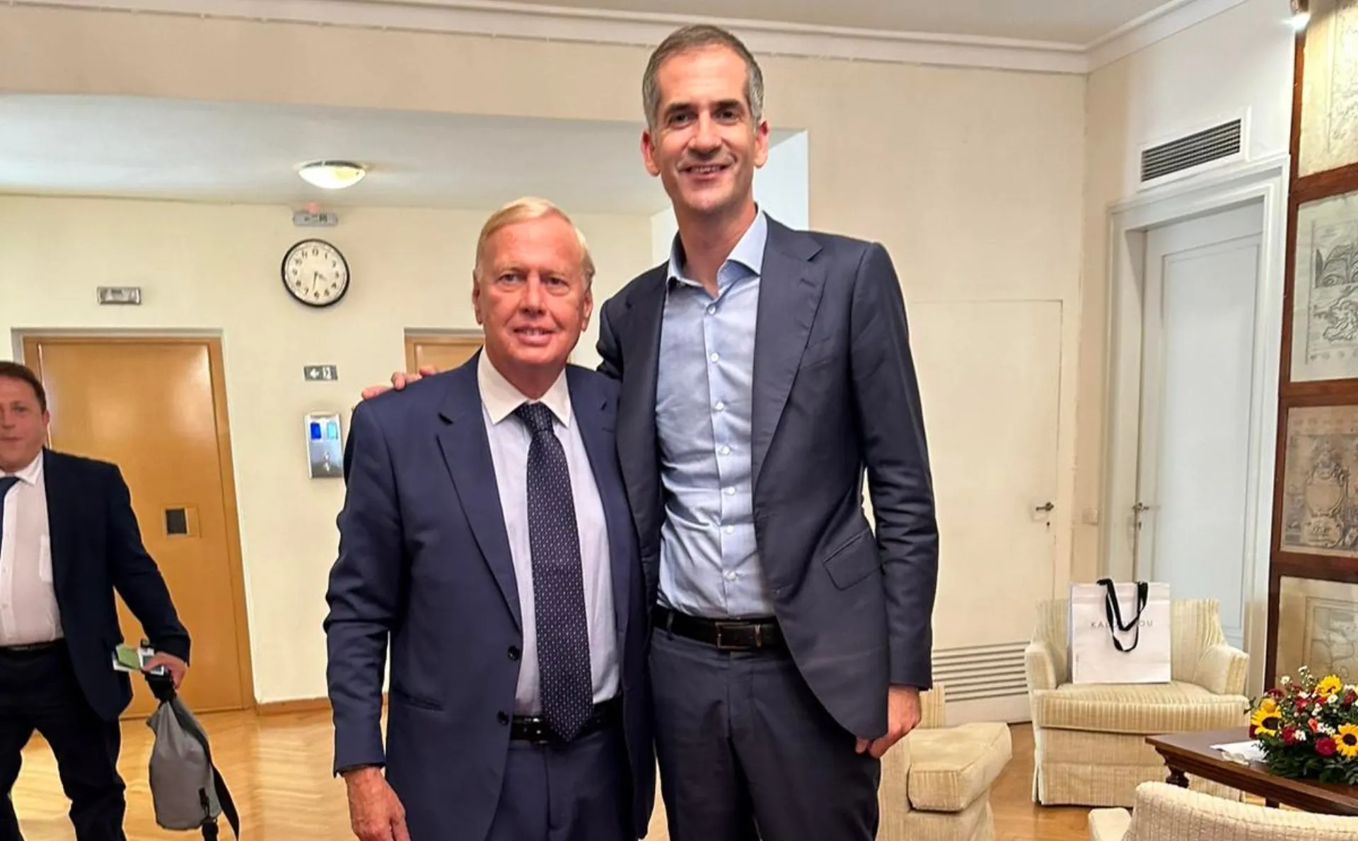 Γεύμα Ν. Μακρόπουλου προς τιμή του Δημάρχου Αθηναίων