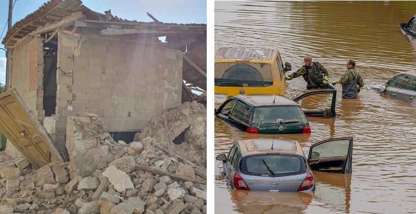 Φυσικές καταστροφές 1993-2023: 1 δις ευρώ σε αποζημιώσεις από τις ασφαλιστικές