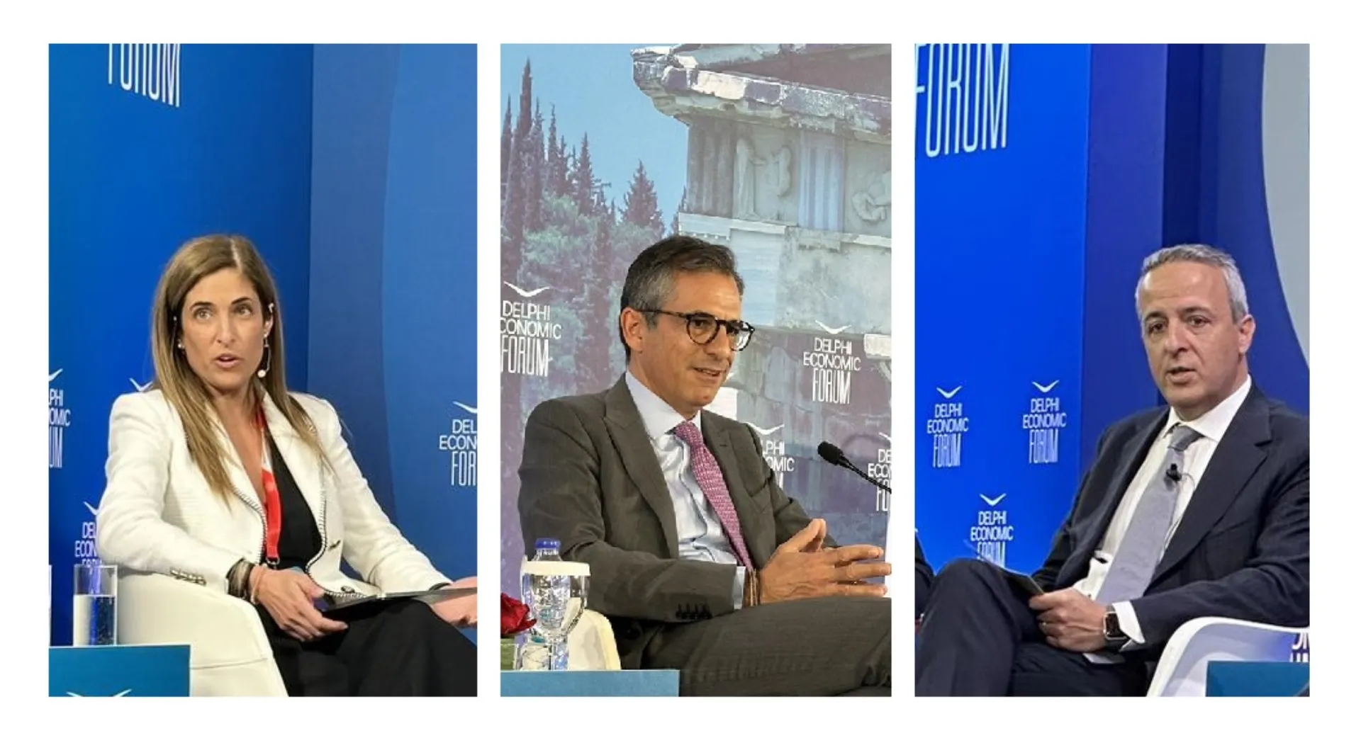 Τι συζήτησαν στο Delphi Economic Forum οι Φ. Μιχάλη, R. Gauci και Ν. Αντιμησάρης