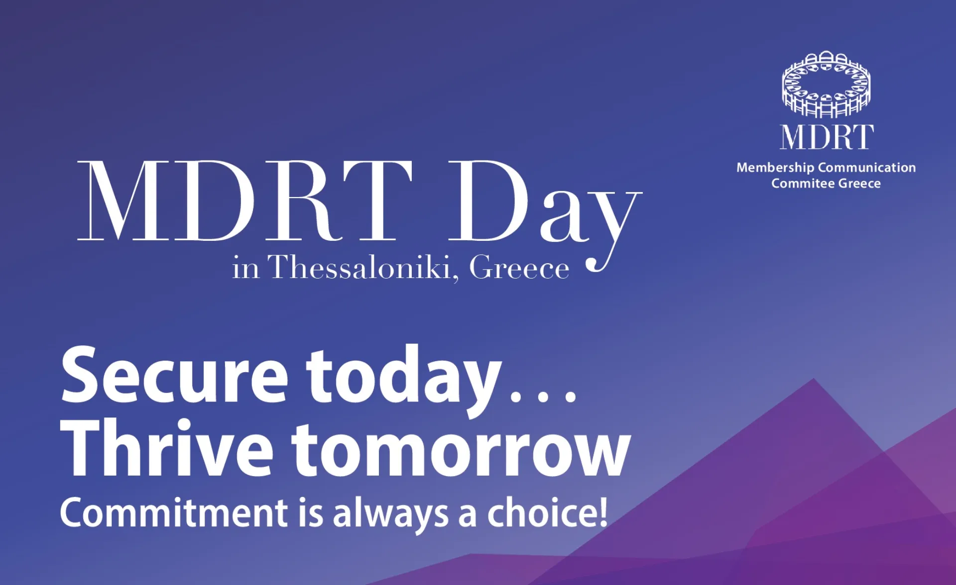 Τι θα συζητηθεί στο MDRT DAY in Greece