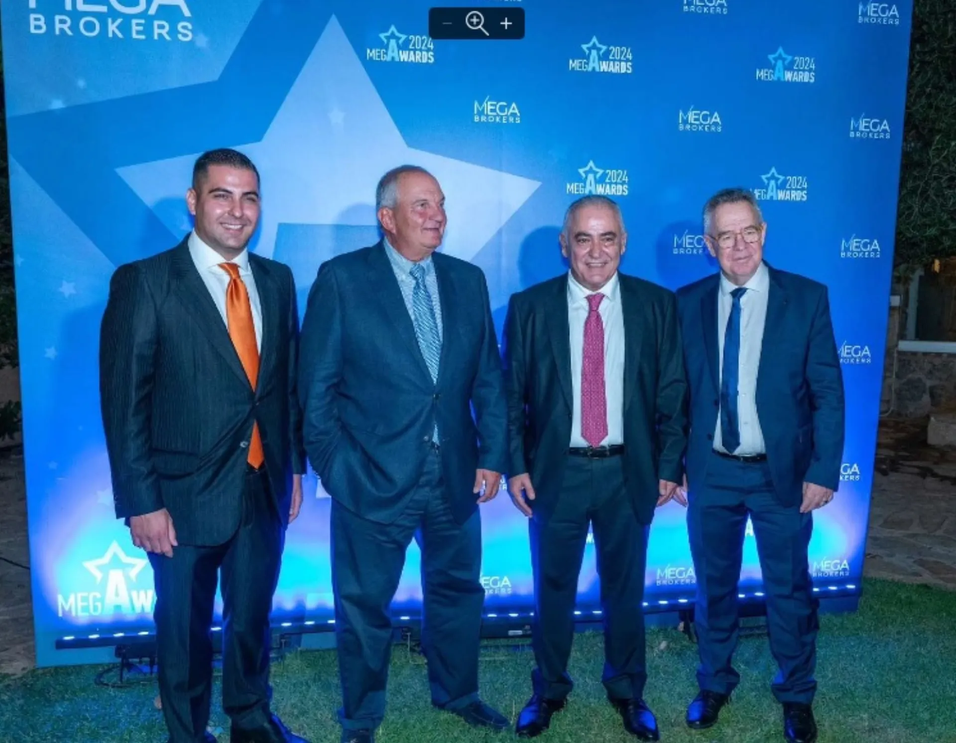 Ο π. Πρωθυπουργός, Κ. Καραμανλής στην εκδήλωση της Mega Brokers