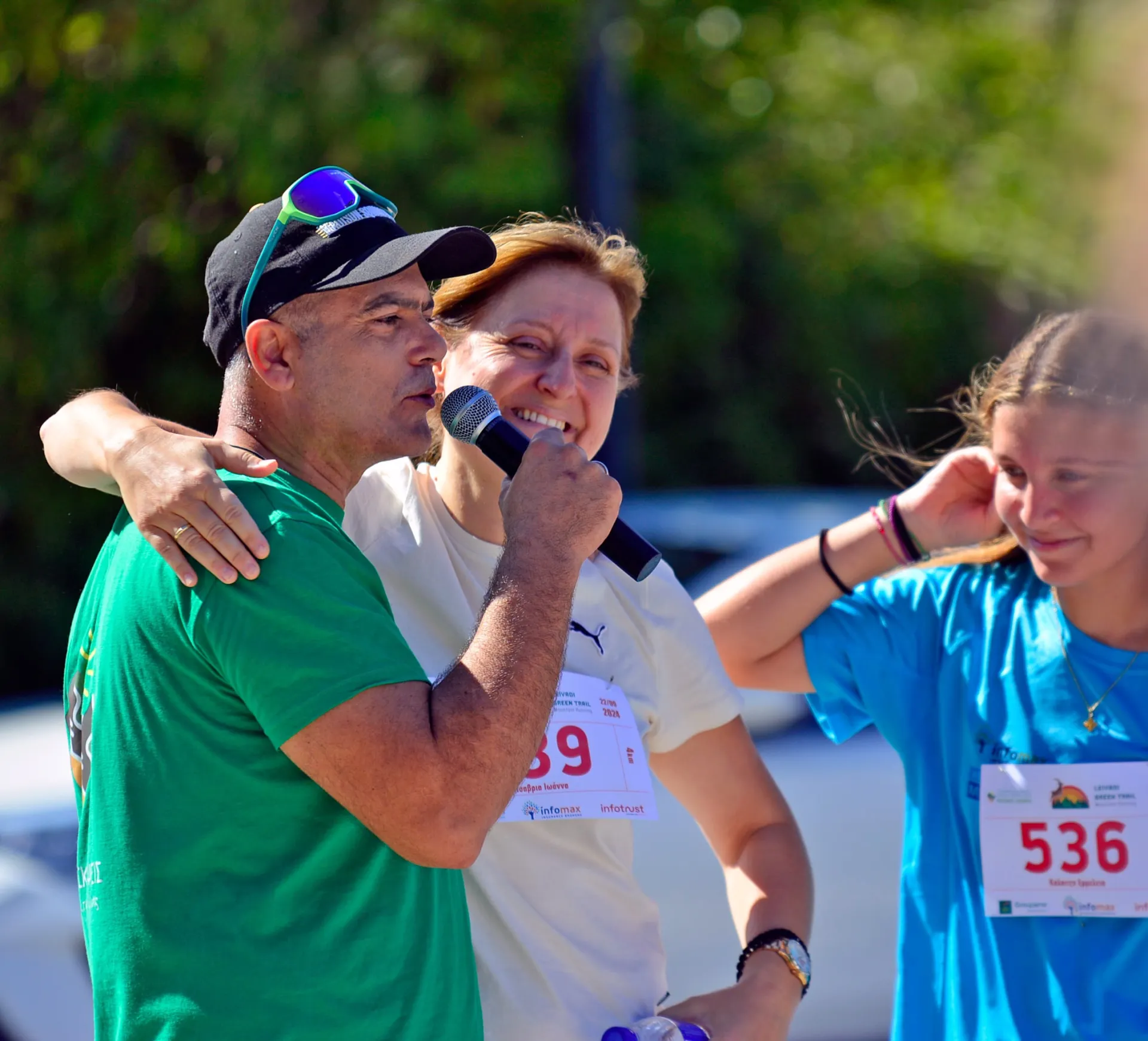 H Infomax μέγας χορηγός στο 1ο Leivadi Green Trail