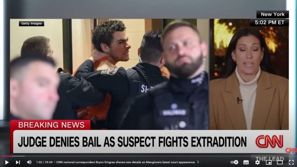 Το ιστορικό υγείας του Mangione εξετάζουν οι αρχές (video)