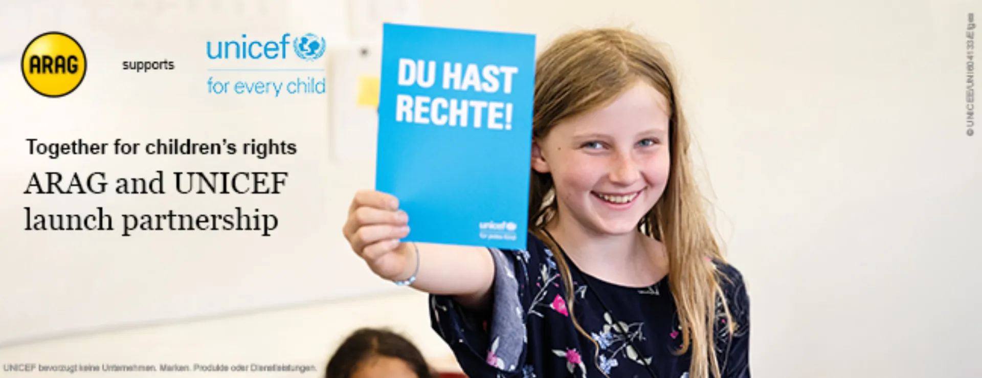 Συνεργασία ARAG SE και UNICEF για τα δικαιώματα των παιδιών