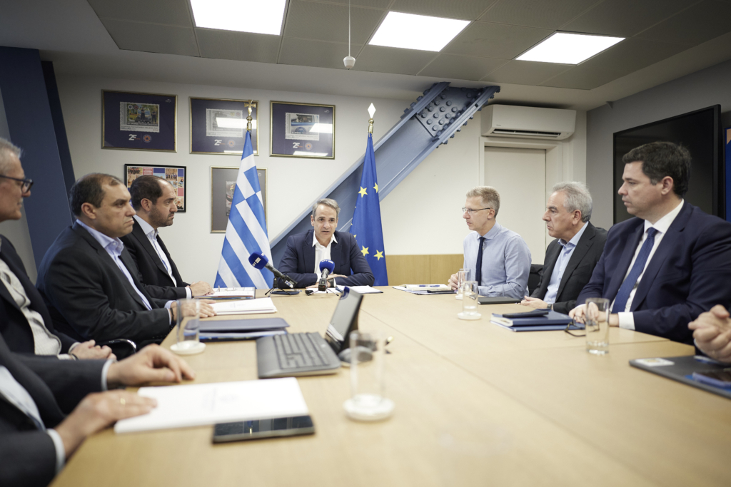 Ο κ. Μητσοτάκης στο Κλιματικής Προστασίας για την αντιπυρική προετοιμασία