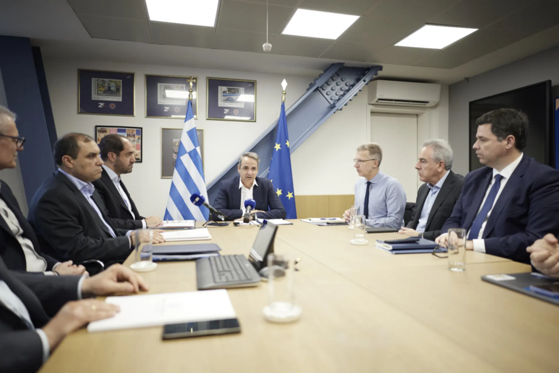 Ο κ. Μητσοτάκης στο Κλιματικής Προστασίας για την αντιπυρική προετοιμασία