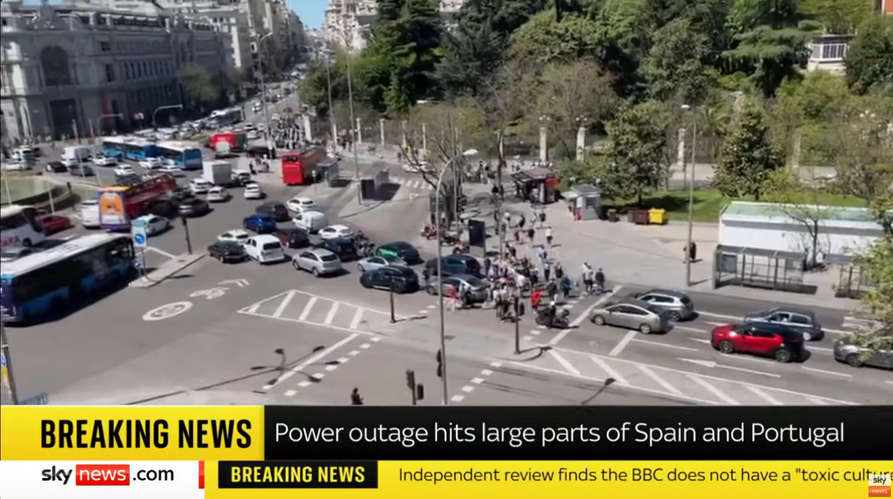 Μαζικό Blacκοut σε Ισπανία, Πορτογαλία και περιοχές της Γαλλίας