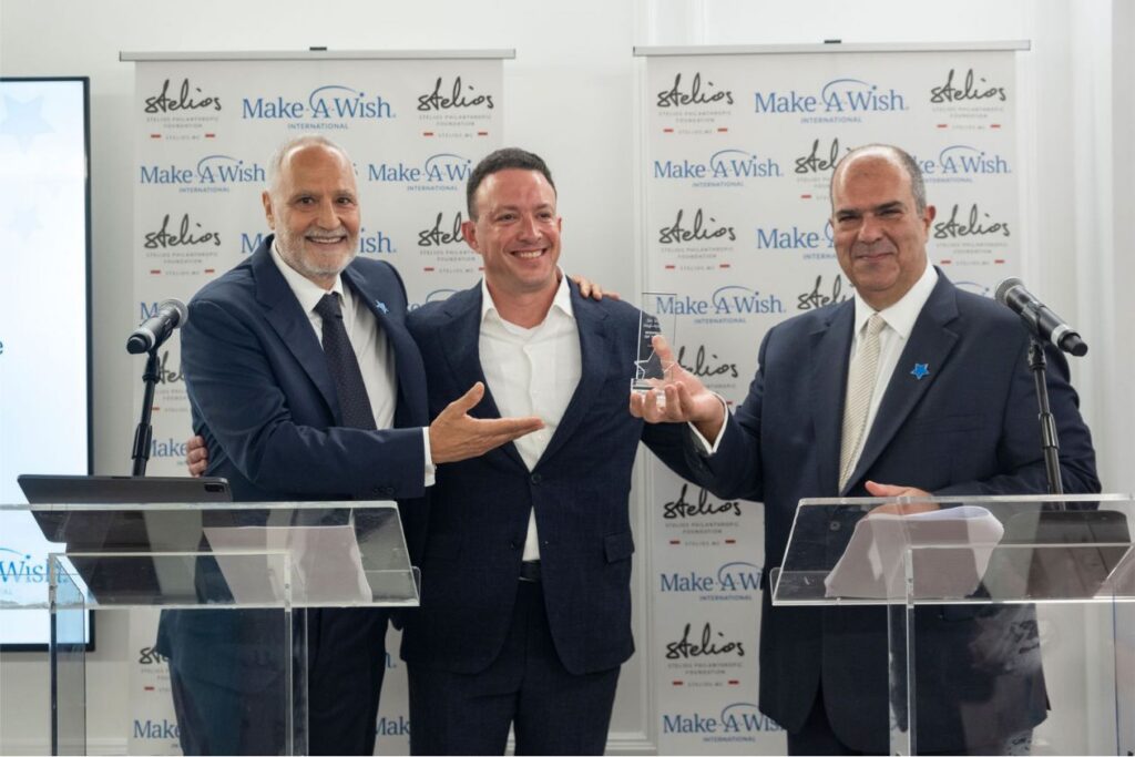 Στο Μονακό Sir St. Haji-Ioannou, Κ. Αντωνόπουλος και Luciano Manzo στηρίζοντας το Make-A-Wish