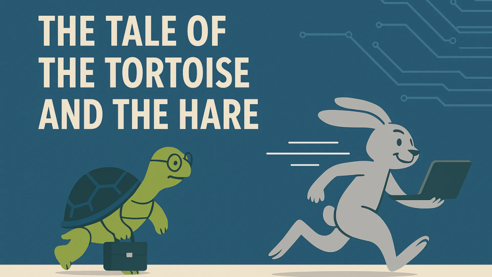 Η Ιστορία του Λαγού FortiCore και της Χελώνας SwiftByte