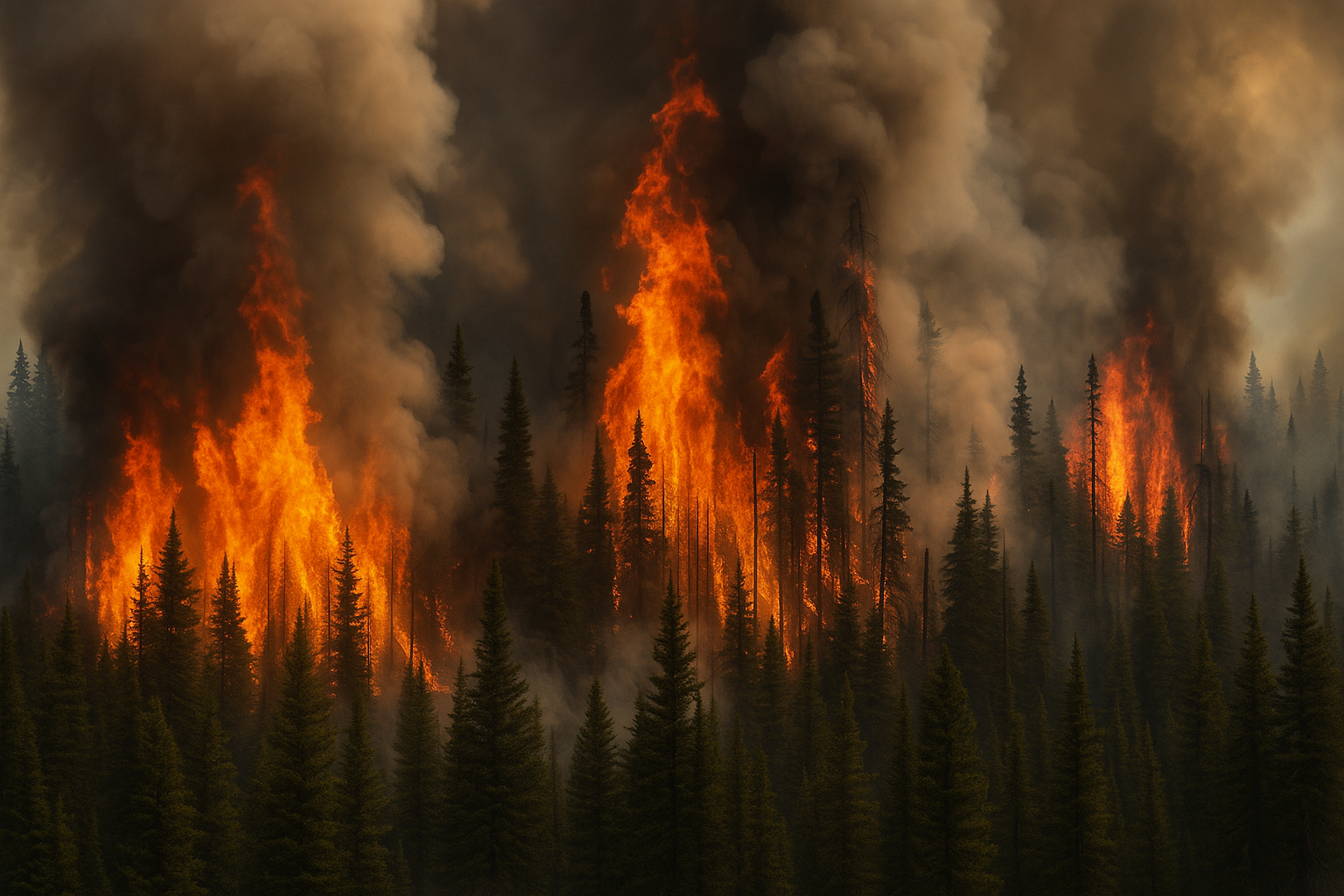 Ραγδαία αύξηση της ατμοσφαιρικής ρύπανσης στον Καναδά από τις φωτιές