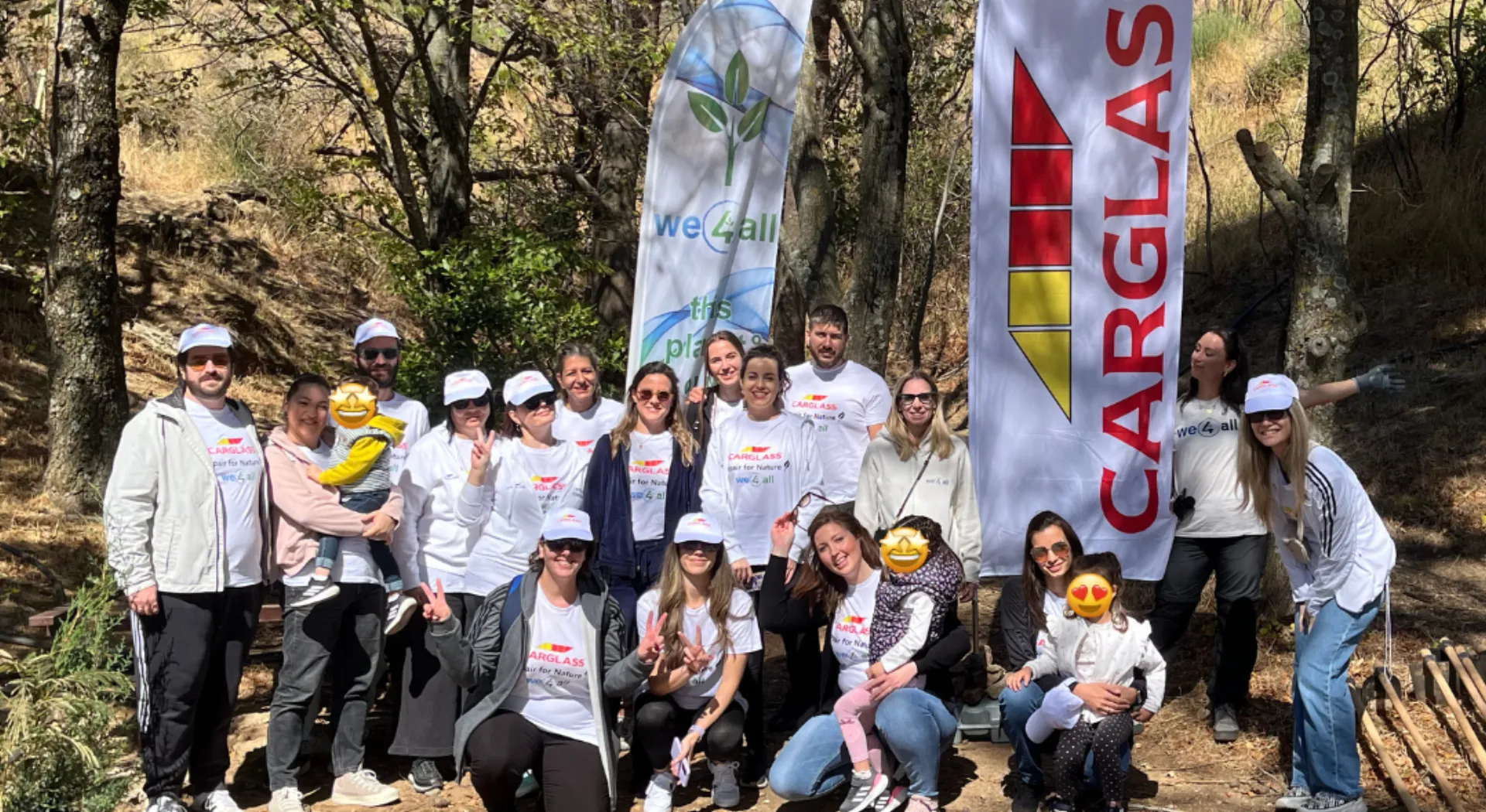 Carglass®: Μεγάλη Συμμετοχή στη Δράση Δεντροφύτευσης στην Πεντέλη σε Συνεργασία με την We4all