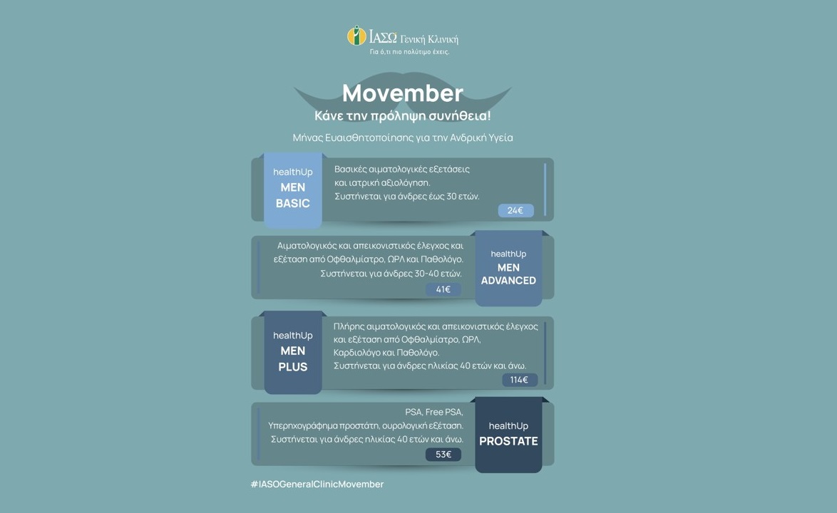 ΙΑΣΩ Γενική Κλινική: Κάνε την πρόληψη συνήθεια