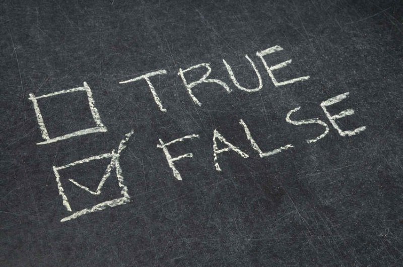 false