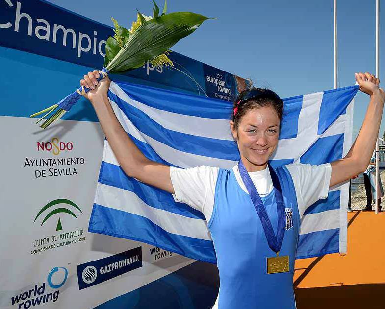 Ευρωπαϊκή Πίστη: Χορηγός στην Πρωταθλήτρια Ευρώπης Κωπηλασίας Κατερίνα Νικολαΐδου