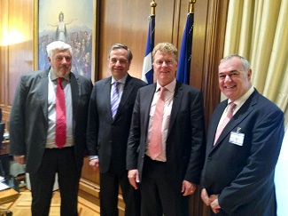 Συνάντηση Σαμαρά & Willem van Duin