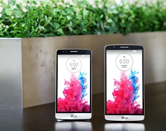 LG G3 Beat(left) and LG G3(right)