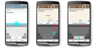 LG G3 - Smart Keyboard feature