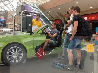 Driving simulator @Mall Athensl