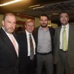 (από αριστερά προς δεξιά) κ.κ. Στέφανος Κοντός, Γαβριήλος Κατσάνος, Ευθύμιος Γραβάνης, Σεραφείμ Τσακιρίδης