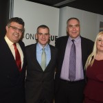 (από αριστερά προς δεξιά) κ.κ. Γιάννης Δουλόπουλος, Πάνος Δημητρίου, Κώστας Χομόνδοζλης, Ευτυχία Παπαδήμα