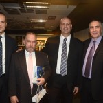 (από αριστερά προς δεξιά) κ.κ. Νίκος Μπλάνας, Στέφανος Κοντός, Παναγιώτης Δήμου, Κώστας Χομόνδοζλης