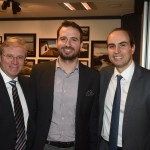 (από αριστερά προς δεξιά) κ.κ. Γαβριήλος Κατσάνος, Ευθύμιος Γραβάνης, Μιχάλης Σωτηράκος