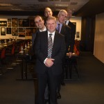 (από μπροστά προς τα πίσω) κ.κ. Γαβριήλος Κατσάνος, Μιχάλης Σωτηράκος, Κώστας Χομόνδοζλης, Νίκος Μπλάνας, Παναγιώτης Δήμου